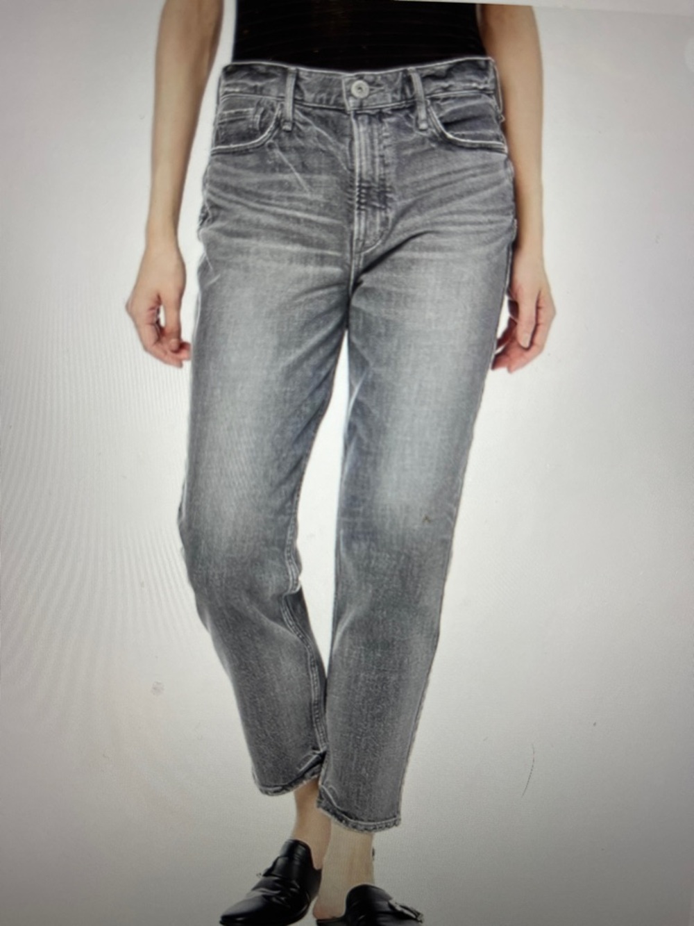 Upper Heights Ninety Jean in Platinum b